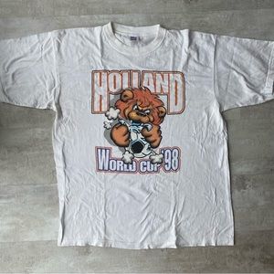 VINTAGE rare 1998 soccer World Cup holland size XL lion
